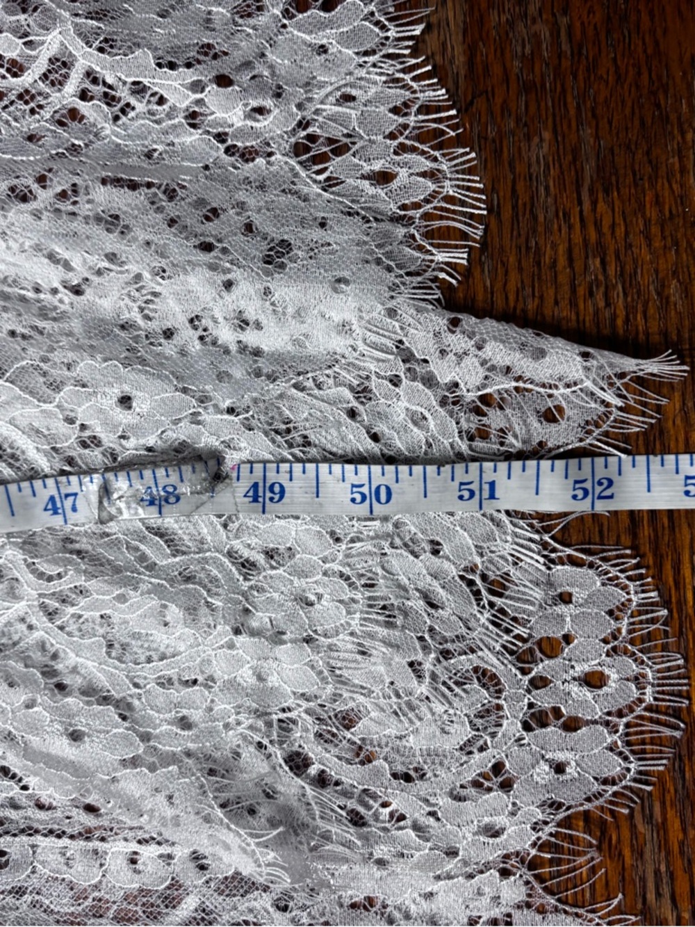 Women’s off Shoulder White Lace Maxi Dress Long Sz L Boho Fairy Coquette - Picture 14 of 15